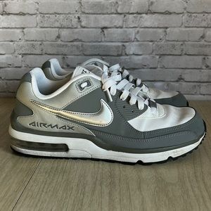 Nike Air Max Men's Athletic Shoes in Gray and White